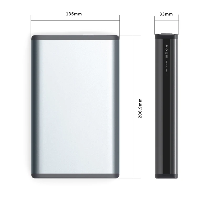  MAXOAK power bank 50000mah 6 puertos de salida DC12V/2.5A DC20V/5A notebook power bank puede cargar