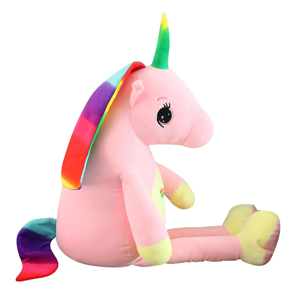 

1pc140cm New Large Soft Unicorn Animal Plush Toy Stuffed Toy Girl Gift Children's Toy Sofa Pillow Cushion Home Decoration