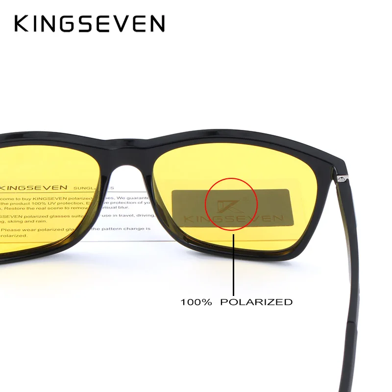 KINGSEVEN очки ночного видения брендовые дизайнерские алюминиевые поляризационные