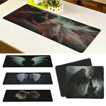 

MaiYaCa Hot Sales Angel wings Customized MousePads Computer Laptop Anime Mouse Mat Keyboards Mat Rubber Gaming mousepad Desk Mat