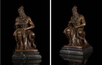 

Art Deco Sculpture Western characters Mose Bronze Statue