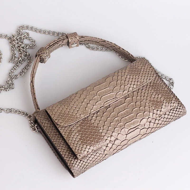 Genuine Leather Day Clutch Crocodile Pattern Phone Clutch Python Pattern Pouch Shoulder Crossbody Bag Ostrich Pattern Women Tote