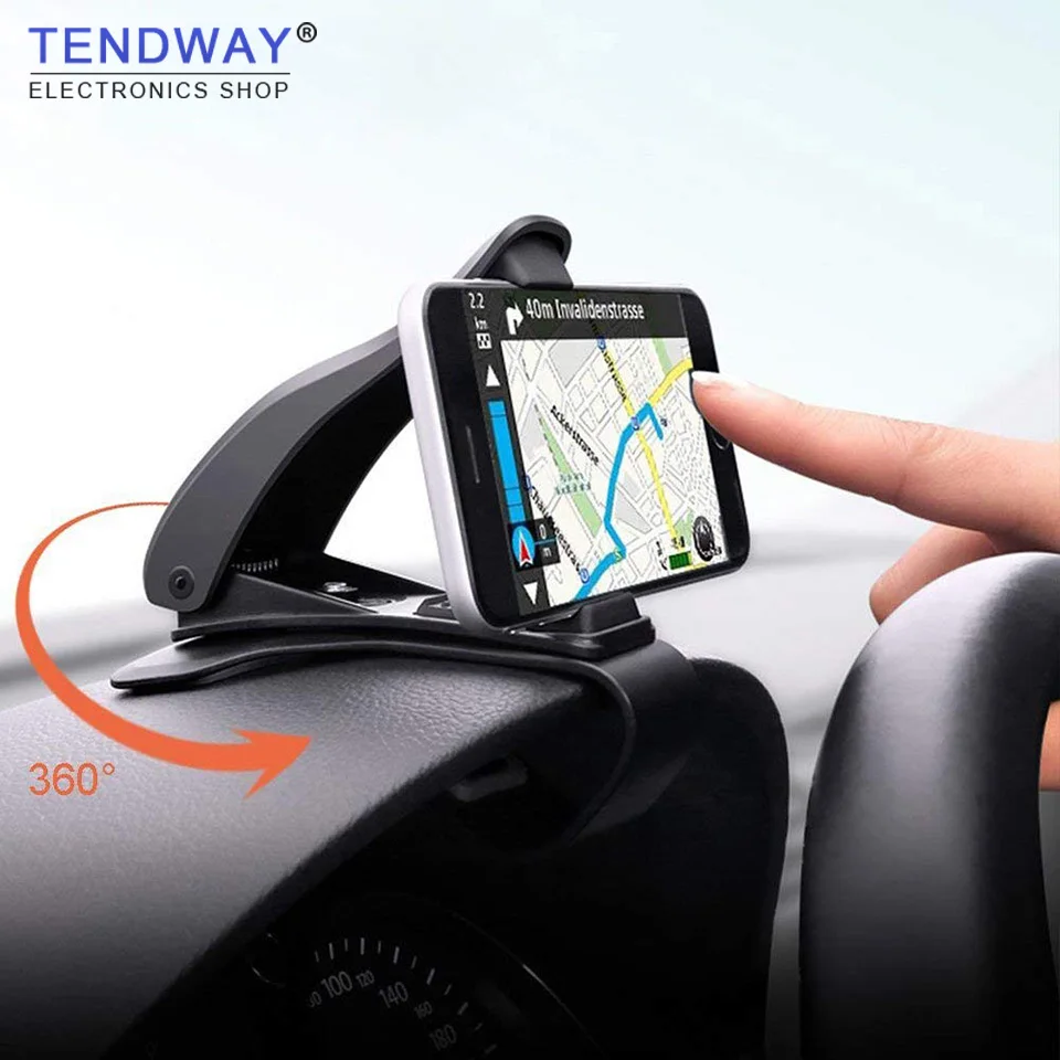 Tendway Dashboard Car Phone Holder Universal 360 Degree Adjustable Anti