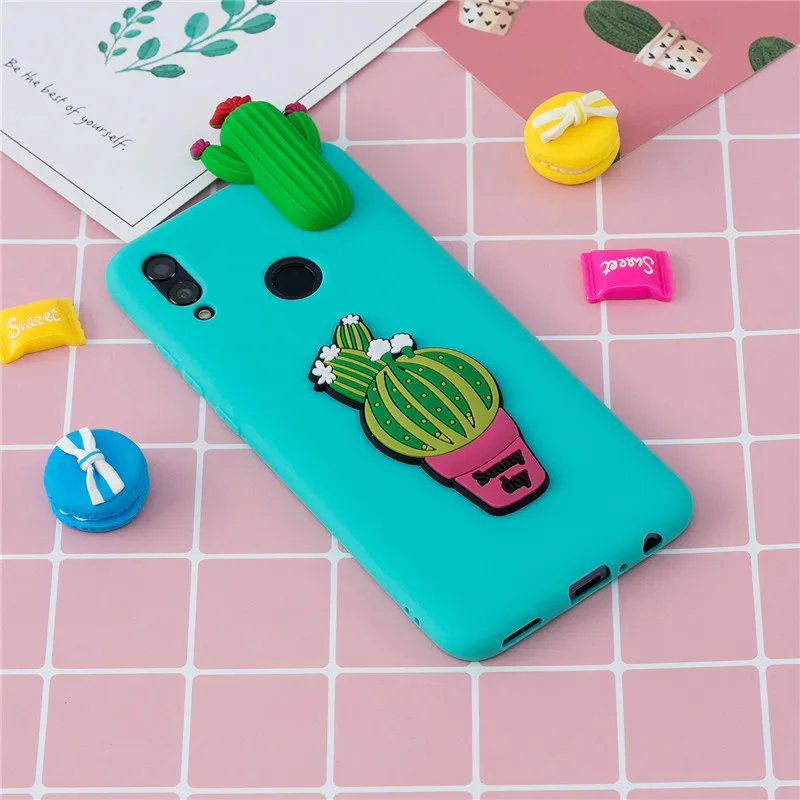 Huawei P Smart чехол для Coque huawei P Smart Psmart чехол 3D единорог кукла игрушки Мягкий силиконовый чехол для телефона s Etui