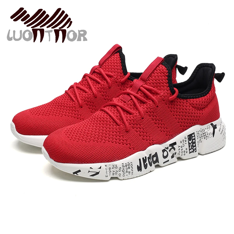

LUONTNOR Super Breathable Running Shoes Men Cushioning Sneakers Bouce Outdoor Air Mesh Sports Shoes Male Trending Zapatillas 48