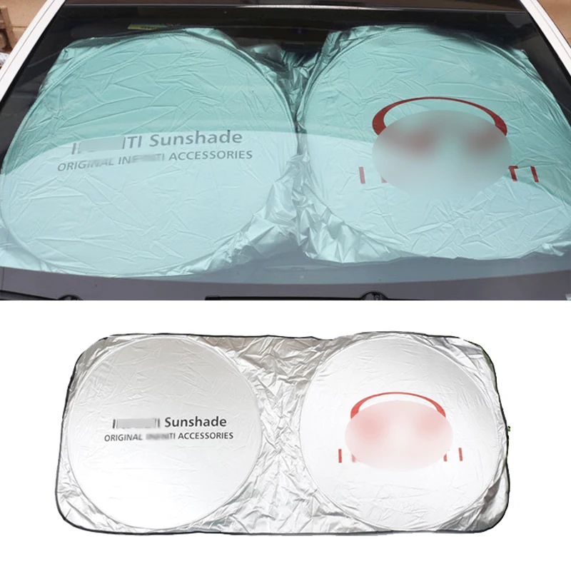Auto Windshield Sunshade for Infiniti q50 g35 q30 fx37 qx30 qx80 qx60 Window Sun Shade Screening Cover UV Protection Parasol |