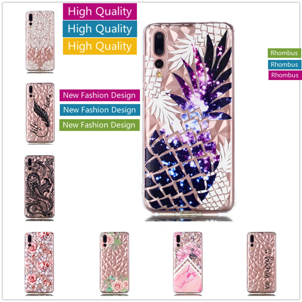 Для Huawei huawaP8 P10 P20 Lite Pro TPU прозрачный тонкий чехол для Huawai Y9 Y6 Y5 Huaewi Mate 10 Fundas Phone Mobile