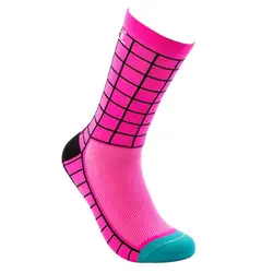 Модный пэчворк Повседневное носки Для мужчин носки унисекс в клетку дышащие спортивные носки
