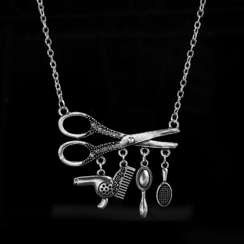 Dongsheng Jewelry инструменты Цепочки и ожерелья фен/ножницами/гребень/зеркало Подвески