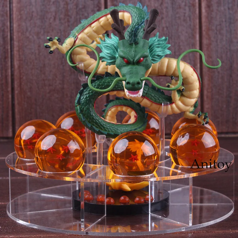 

Dragon Ball Z Figure Set Shenron + 7 Crystal Balls 4CM WCF MEGA MG01 PVC Dragon Ball Shenron ShenLong Figure Collectible Toy