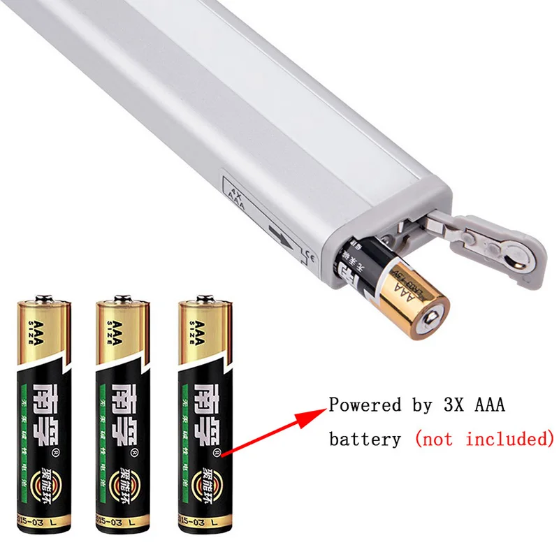 На батарейках 6/10 светодиодный s 98/190 мм Светодиодная подсветка под шкаф PIR датчик движения шкаф кухонный настенный ночной Светильник