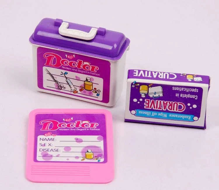 Набор для игр с имитаций врача, 14 шт., пластиковая коробка для медсестры, ролевые игры, Классические игрушки для детского подарка