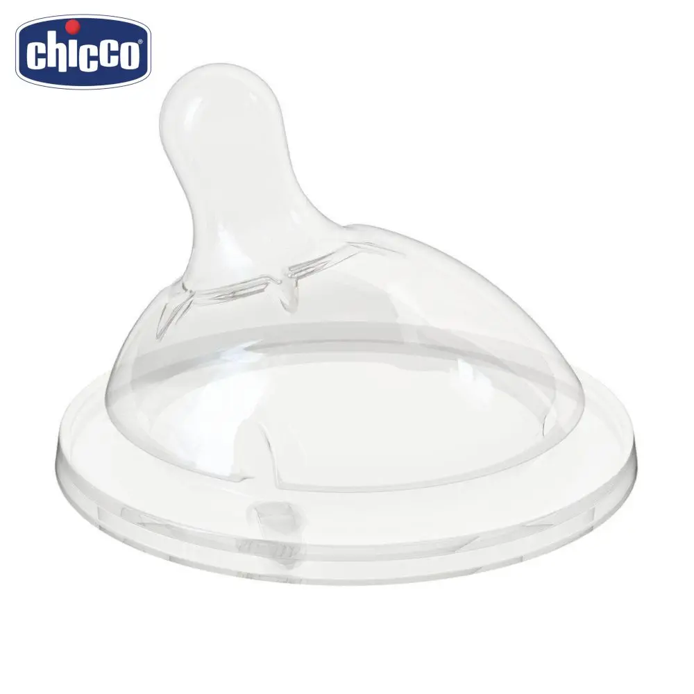 Соска Chicco Natural Feeling 1 шт., 2 мес.+, сил. с флексорами, средн. поток