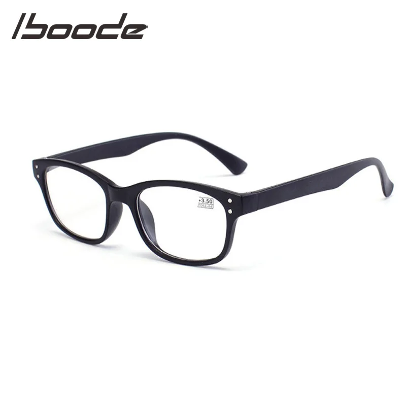 

IBOODE Square Reading Glasses Men Women Presbyopic Eyeglasses Male Female Hyperopia Eyewear Unisex Optics Diopter Spectacles