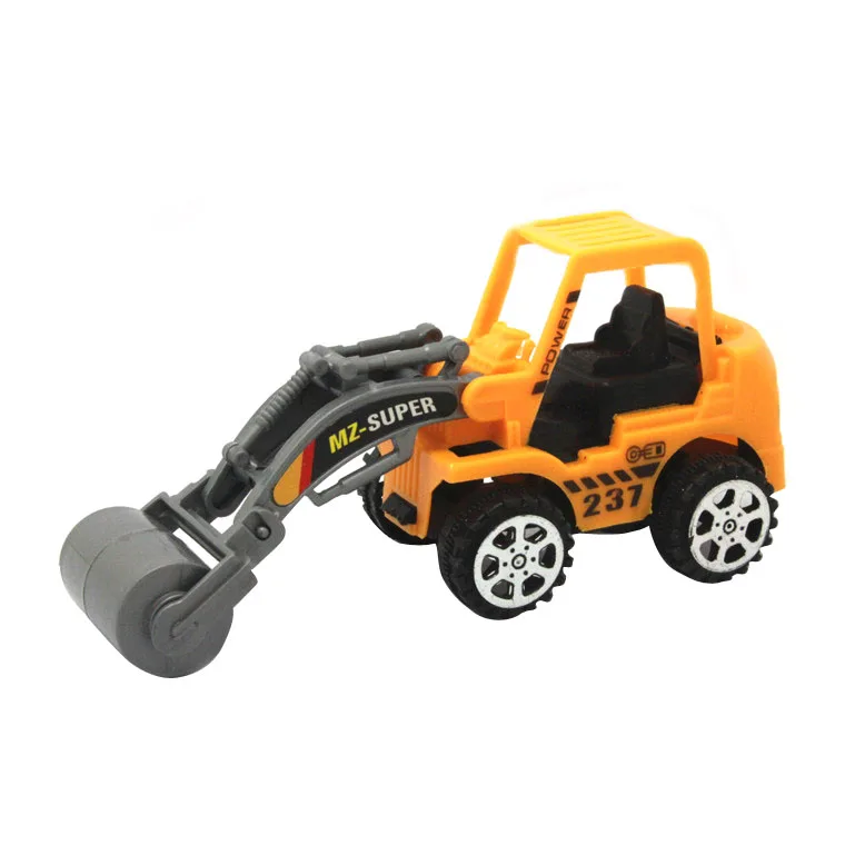 

1PC Plastic Toy Vehicles Bulldozer Truck Engineering Car Building Blocks Brick Toy Model Figure Boy Gifts F20