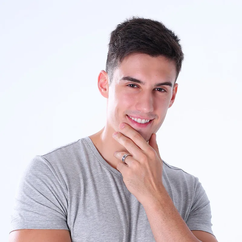 Modyle 2018 New Fashion DIY Couple Jewelry Her King and His Queen Stainless Steel Wedding Rings for Women Men - Image 5