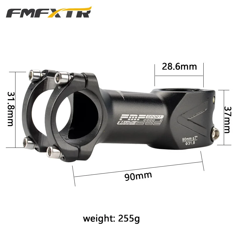 FMF 25 4/31 8 мм руль для велосипеда из матового черного алюминиевого сплава с