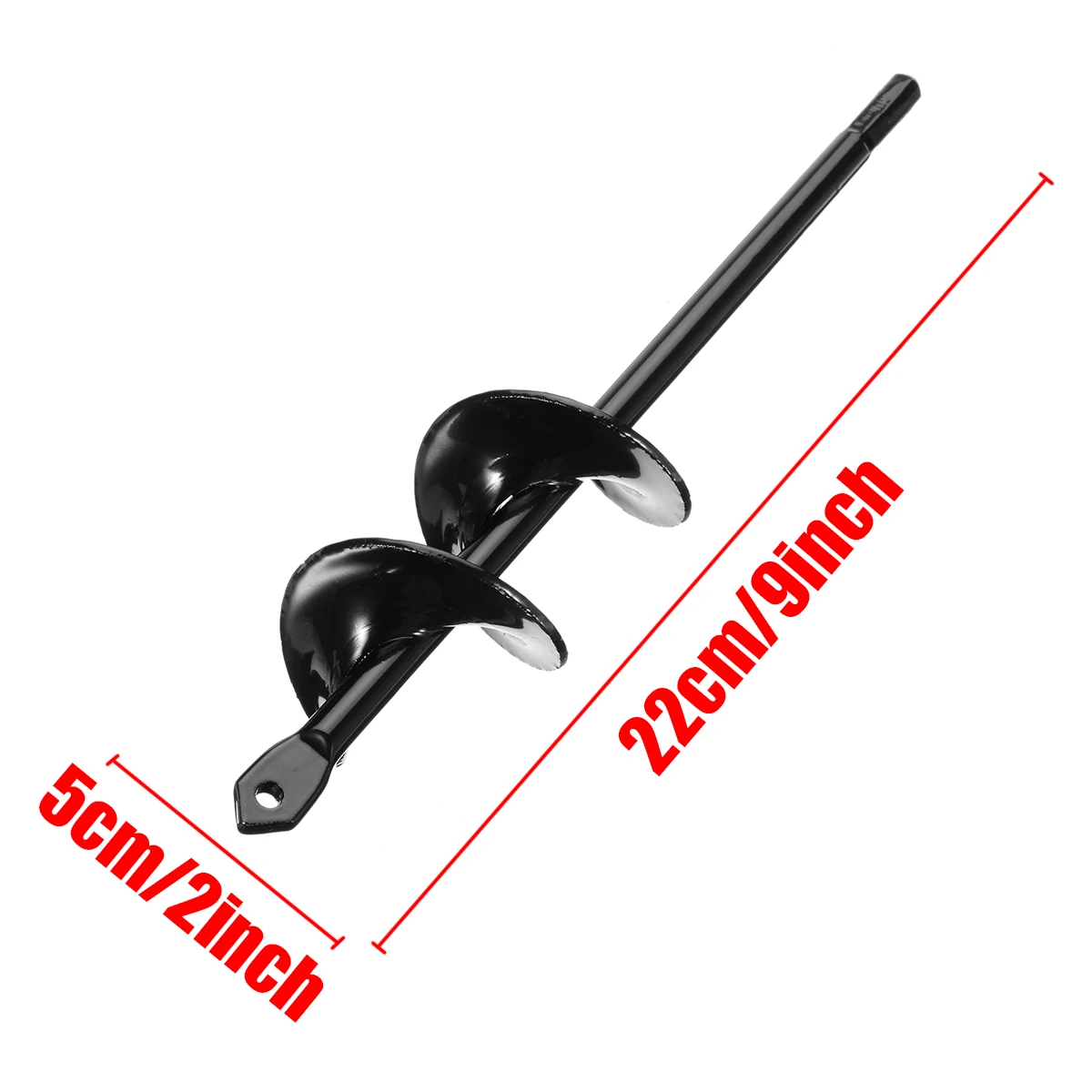 50mm Diameter Garden Auger Spiral Drill Bit Planter Planting Hole Digger Drill Bit 50mm Diameter Garden Auger Spiral Drill Bit Planter Planting Hole Digger Drill Bit