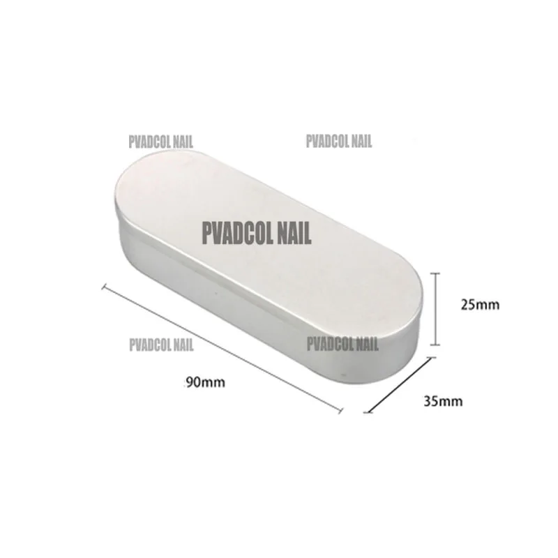 Стерилизатор для ногтей, дезинфекция, коробка из нержавеющей стали для сверл для ногтей, пилочка для маникюра, педикюра, салонный инструмент