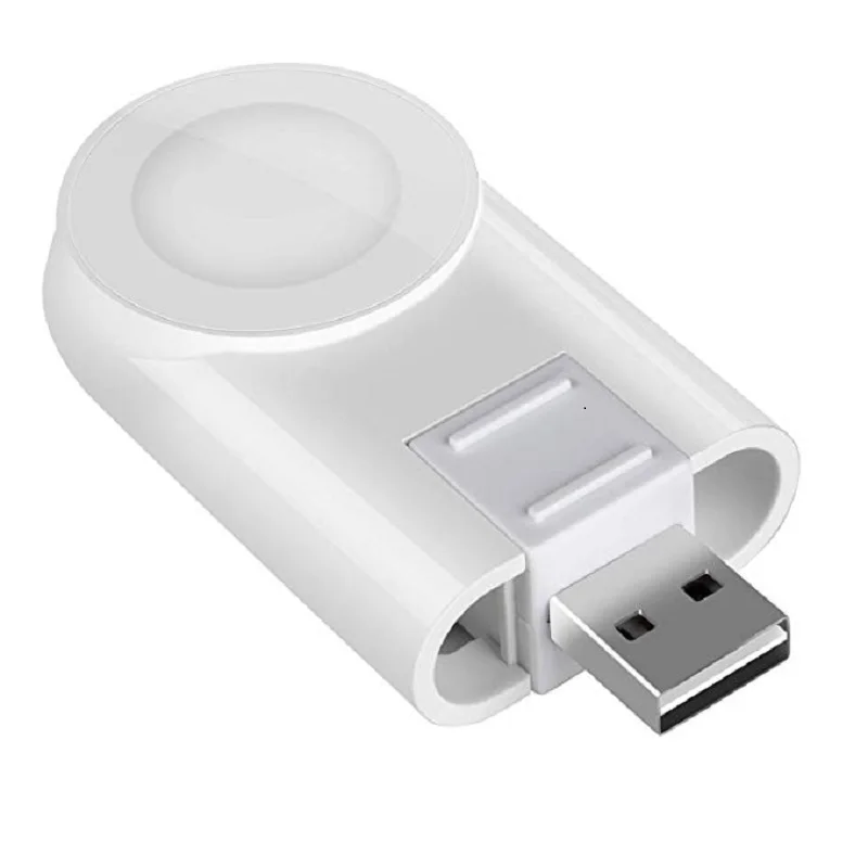 

ihens5 USB Watch Charger 3-Angles Adjustable Magnetic Portable Wireless Charger Compatible for Apple Watch Series 4 3 2 1