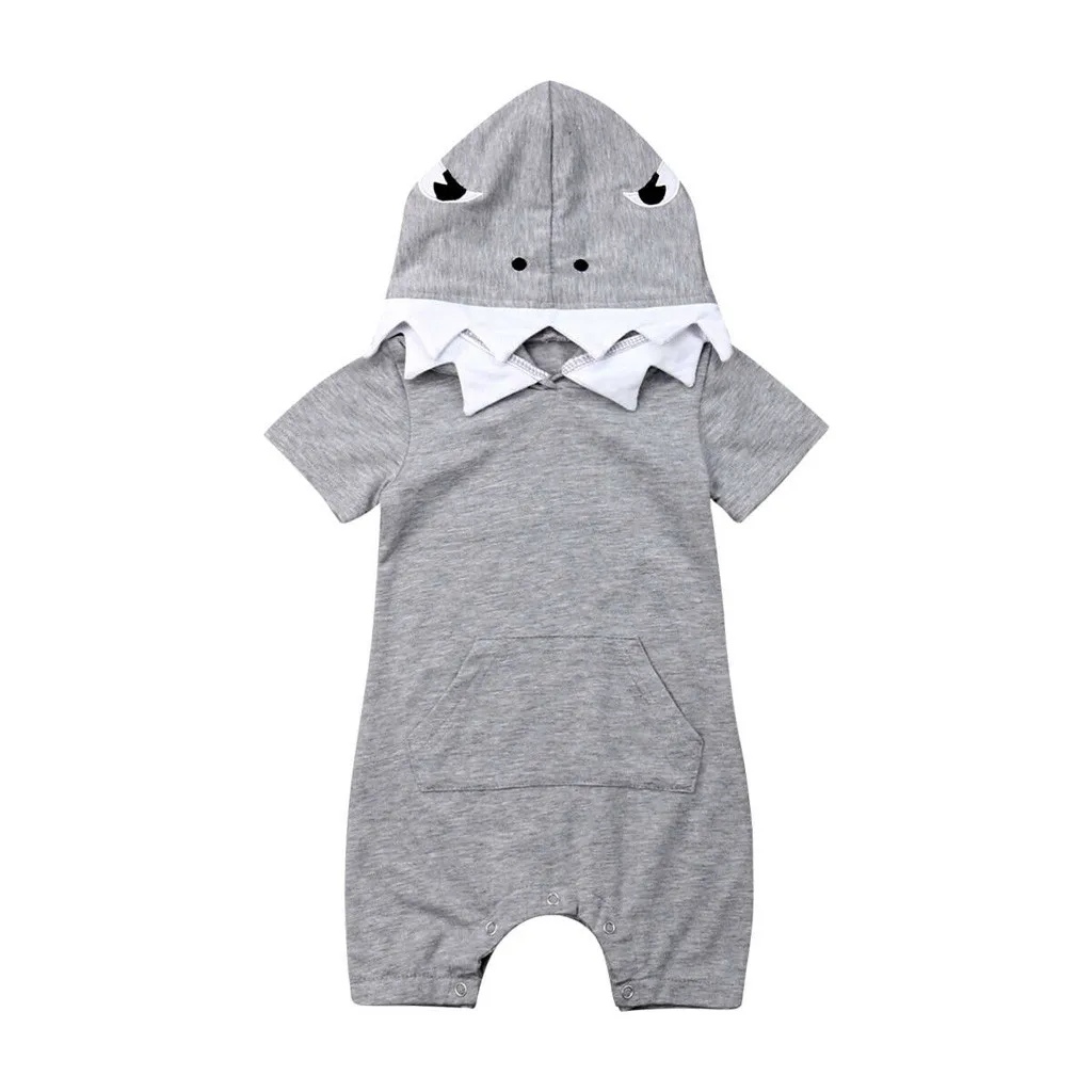 

MUQGEW 2019 cartoon Baby Boy clothes summer Infant Kid 3D Cartoon Printed Romper Costume Jumpsuit Clothes roupa bebe inverno