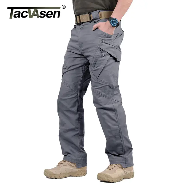 Tacvasen Ix9 Men City Tactical Pants Multi Pockets Cargo Pants