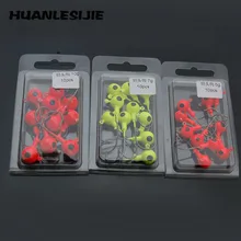 10 шт. цветные свинцовые рыболовные Кривошип Крючки 7 грамм 5 грамм 3 грамма хорошего качества Крючки