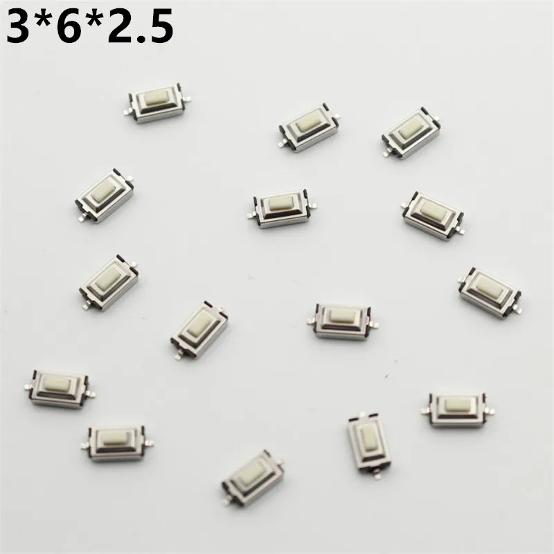 

FLYBETTTER 3*6*2.5MM Microswitch Tactile Push Button Switch Car Key Switch Button For OPEL Vectra For Peugeot 206 G130