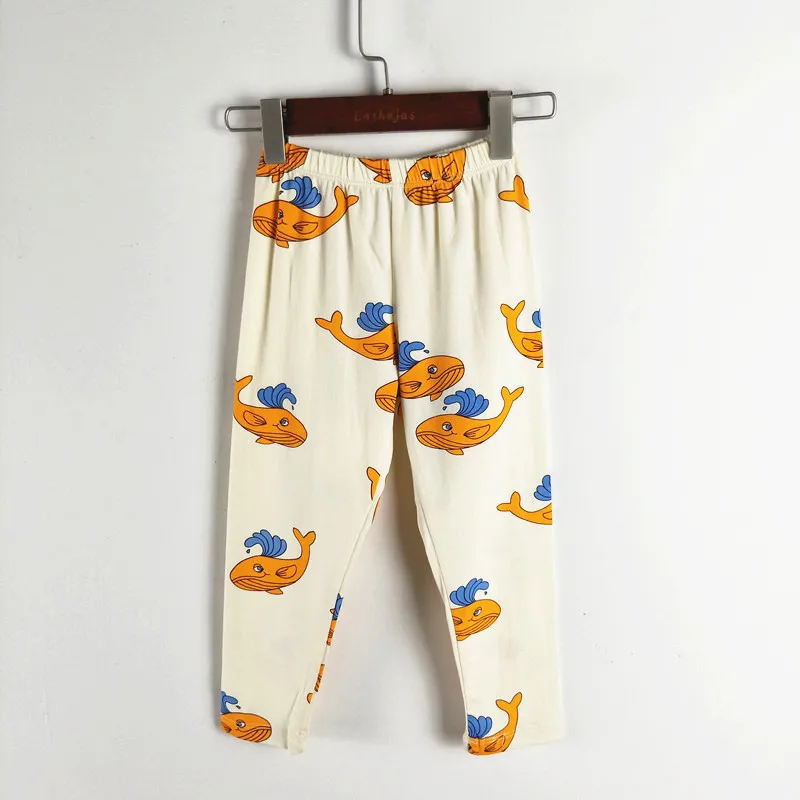 

BOBOZONE Whale leggings yellow for kids boys girls