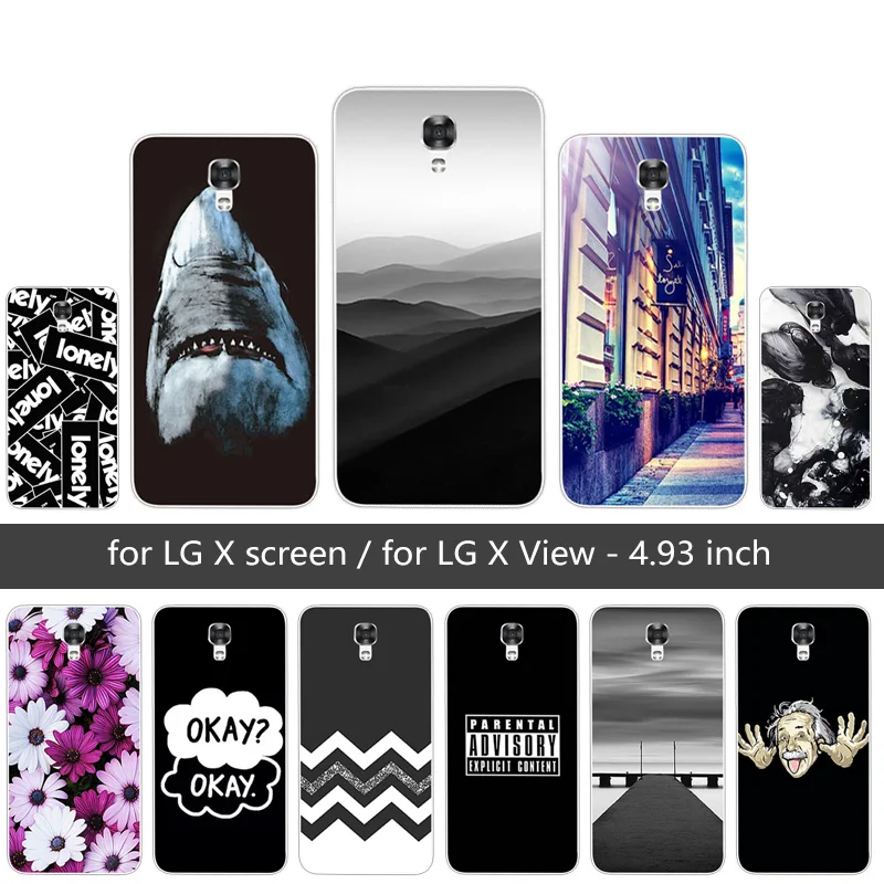 Для LG X Экран 4 93 дюйма силиконовый чехол для телефона View полная защита оболочки