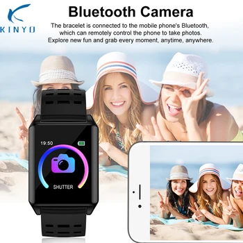 

Smartband 2019 men blood oxygen pressure monitor smart bracelet message reminder remote music control smart wristband pk q9 n88