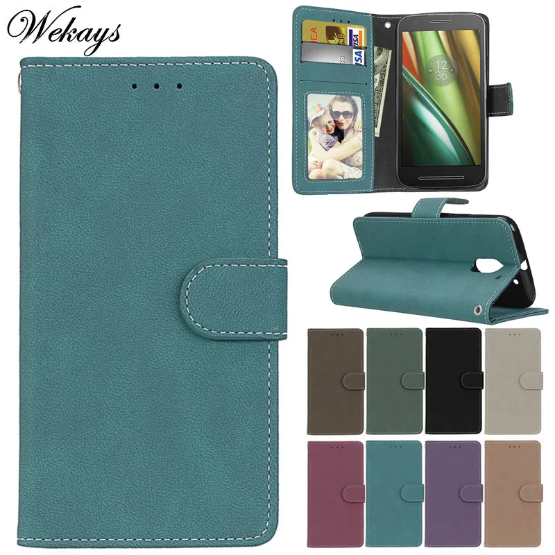 

Wekays For Coque Motorola Moto E3 E 3rd Gen Luxury Business Leather Flip Fundas Case For Motorola Moto Z Play XT1635 Cover Cases