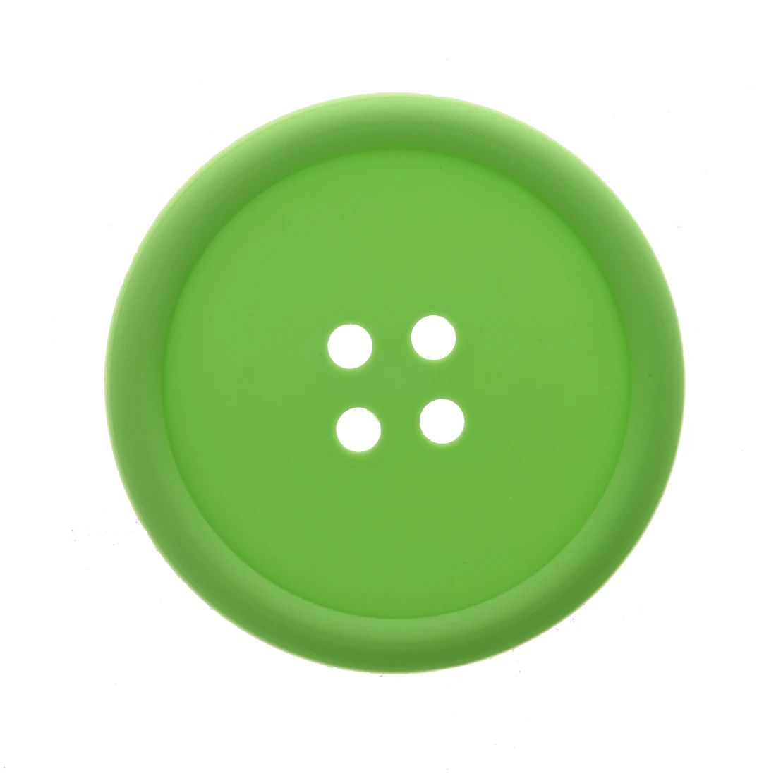 Big Button Silicone Coaster Fun Novelty Design Kitsch Retro Drinks