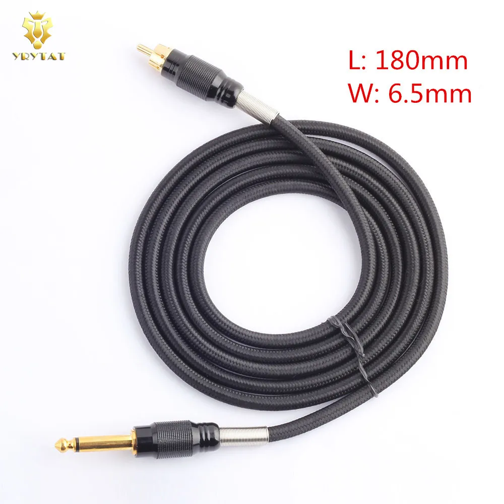 Топ шерсть вязаный RCA Медь татуировки питания клип шнур синий TCC08 #|clip cord|tattoo suppliesrca