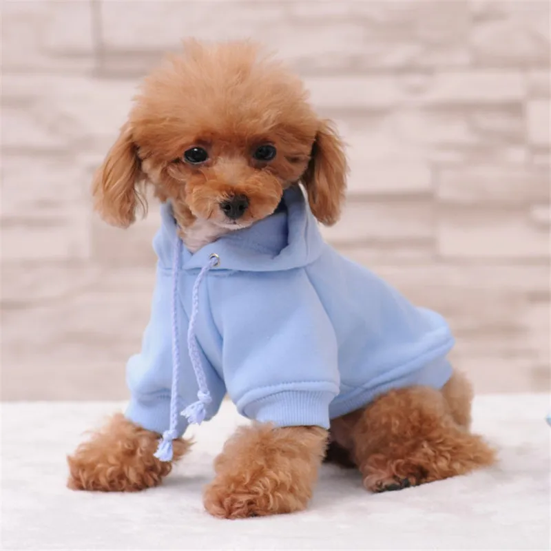 Теплая осенне-зимняя одежда для собак, одежда для щенков и собак, пальто с капюшоном, костюмы со свитером, куртки для собак