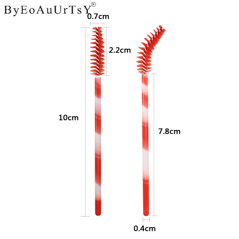 500pcs Cosmetics Eyelash Comb Brush Set Kit Disposable Eyelash Eyebrow Makeup Brush Mascara Wands Extension Tools                (9)