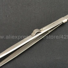 165 мм/6," Фиксатор Холдинг слайд точность регулируемый пинцет антистатические нержавеющая сталь прямой тонкий наконечник и инструменты для ремонта
