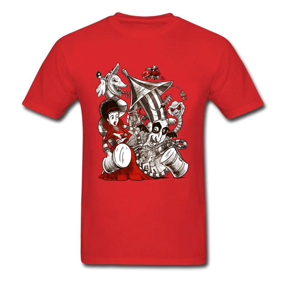 Printing Betelgeuse betelgeuse betelg ... aaah O-Neck Top T-shirts Summer Fall Tops Shirts for Men Classic 100% Cotton T Shirts Betelgeuse betelgeuse betelg ... aaah red