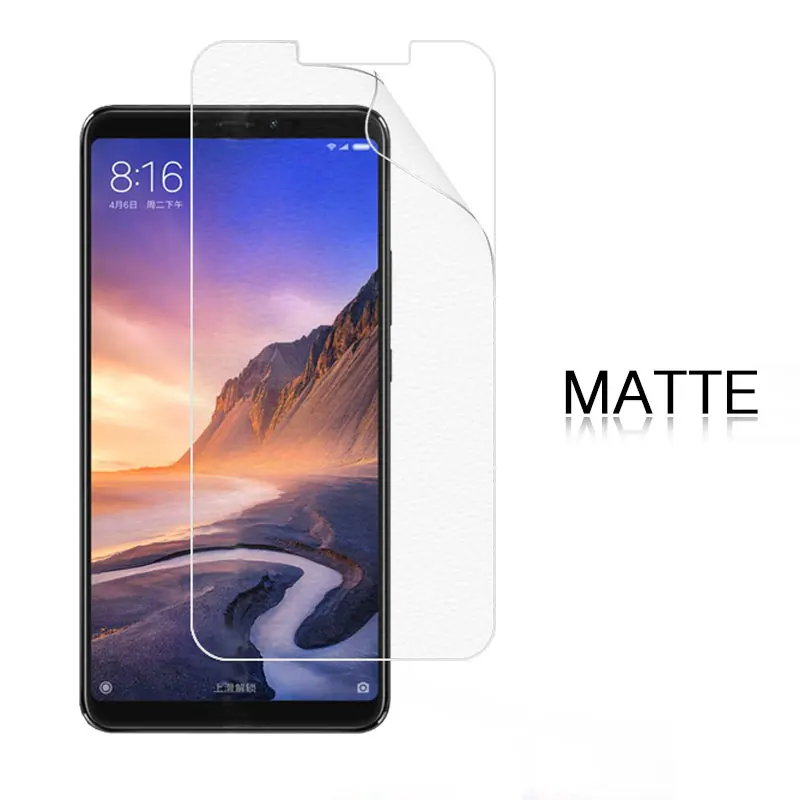 Антибликовая матовая пленка для Xiaomi MI Max 3 Pro 6 9 in Max3 Max3Pro HD прозрачная глянцевая