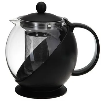 

High temperature resistant glass teapot with filter Black Tea device for large capacity heat tea pot for restaurant/home/cafe