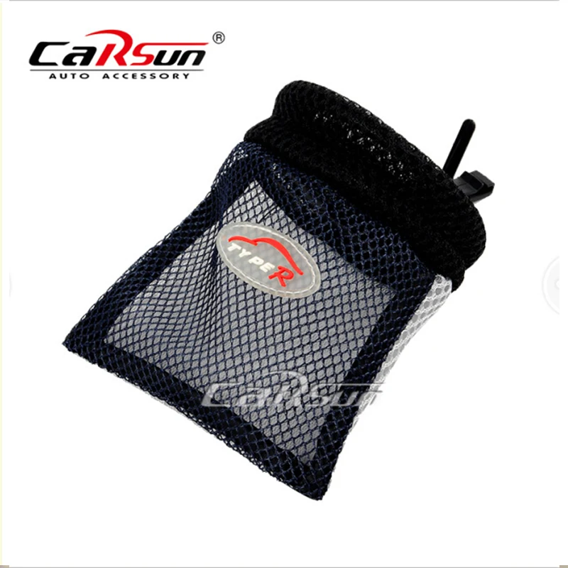 

2018 Car Styling Car Outlet Cell Phone Pocket Debris Bags Mesh Bags Mesh-like Outlet Auto Supplies Car Storage Box