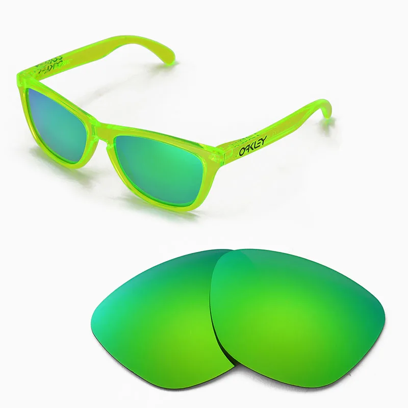 Walleva Поляризованные Сменные линзы для солнцезащитных очков Окли Frogskins 7 цветов