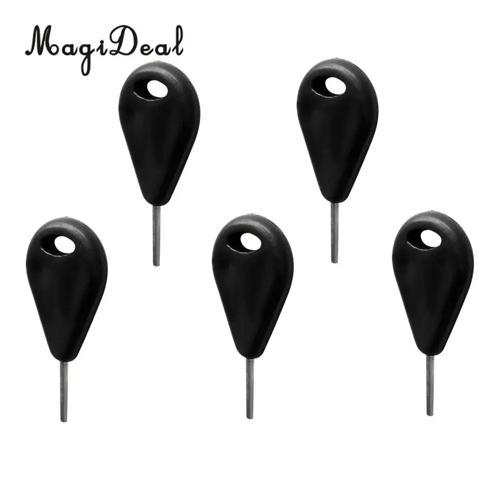 MagiDeal Pack 5 Durable Nylon Surfing Spare Fin Key Replacement for Surfboard Surf Board Wakeboard Water Sports
