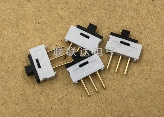 

ORIGINAL eao 09.03201.02 small miniature toggle switch 3 feet 2 gear slide switch 2.54mm