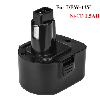 

NI-CD 12V 1.5Ah replacement power tool battery for Dewalt Cordless Drill For DE9071, DW9072,DW904,DW917,DW980,DW915,DC727,DC528