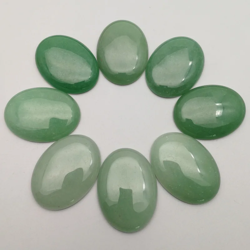 Mode Naturliche Aventurin Quarz Stein Perlen 30x40mm Charms Oval Cab Cabochon Keine Loch Fur Schmuck Machen 10 Teile Los Beads Aliexpress
