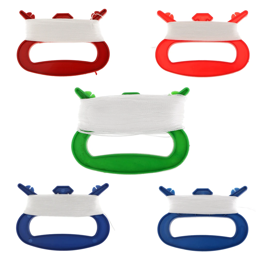 Multicolor Kite Handle & 50m Kite Line for Camping Fishing Outdoor