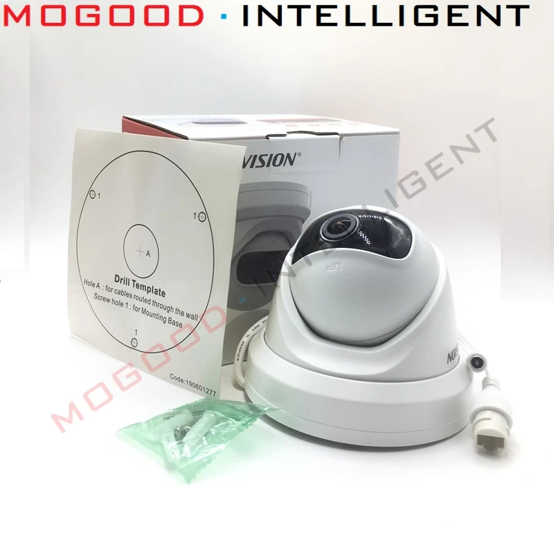 IP купольная камера HIKVISION широкоугольная 180 градусов 4 МП H.265 поддержка EZVIZ Hik Connect App