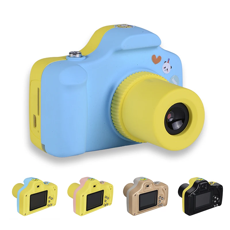 

Cartoon 1.5 Inch 2MP Mini Shoot LSR Cam Digital Camera for Kids Baby Multifunction Toy Camera Support Micro SD Card