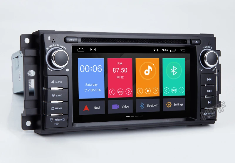 Clearance Quad Core Android 8.1 Car DVD GPS Radio Navigation For Jeep Cherokee Compass Commander Wrangler/DODGE Caliber/Chrysler C300 SWC 3